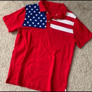 Gap Kids Boys Flag Polo